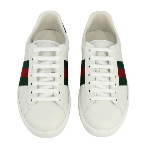 sneakers bianche uomo gucci|gucci sneaker for sale.